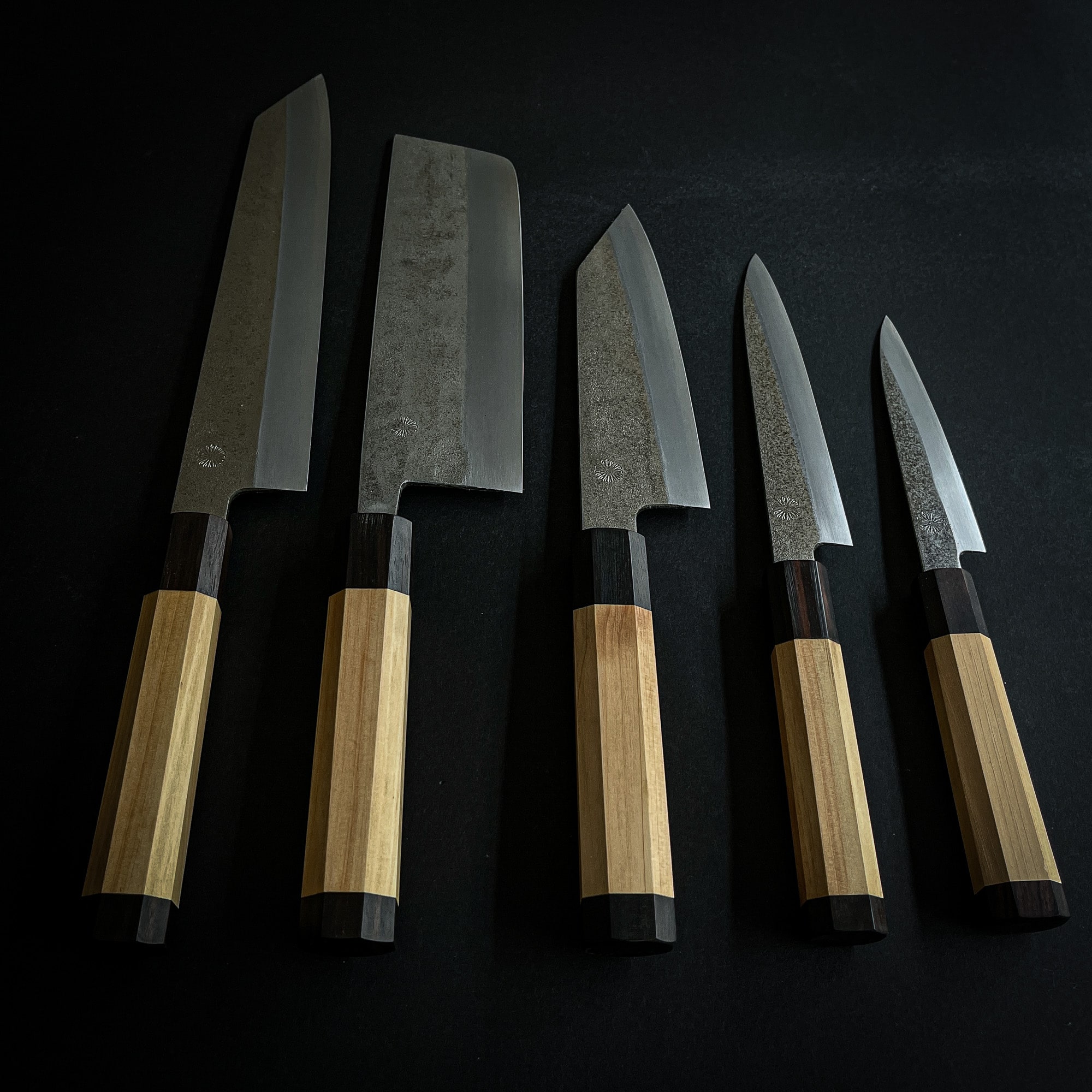 Kikusumi NATUR Sakura 8″ Kiritsuke Gyuto Knife Japanese G3 Steel Nashiji –  21 cm Wa Handle - Kikusumi Knife SHOP
