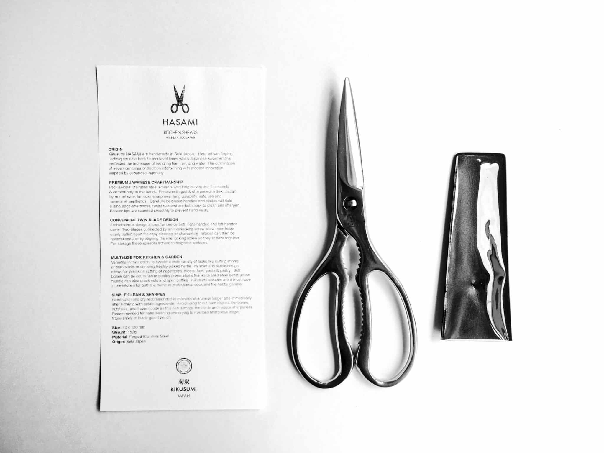 Kikusumi HASAMI Kitchen Scissors Japanese Kitchen Shears / Herb 