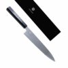 Kikusumi SILVER GHOST  8″ Gyuto Knife -  Ebony Wa Handle Japanese G3 Steel Hongasumi
