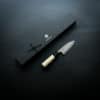 Kikusumi GHOST 4” Mini Deba Fish Knife - Magnolia Black Wa Handle - G3 Hi Carbon Hongasumi Forged  [ 11 cm]