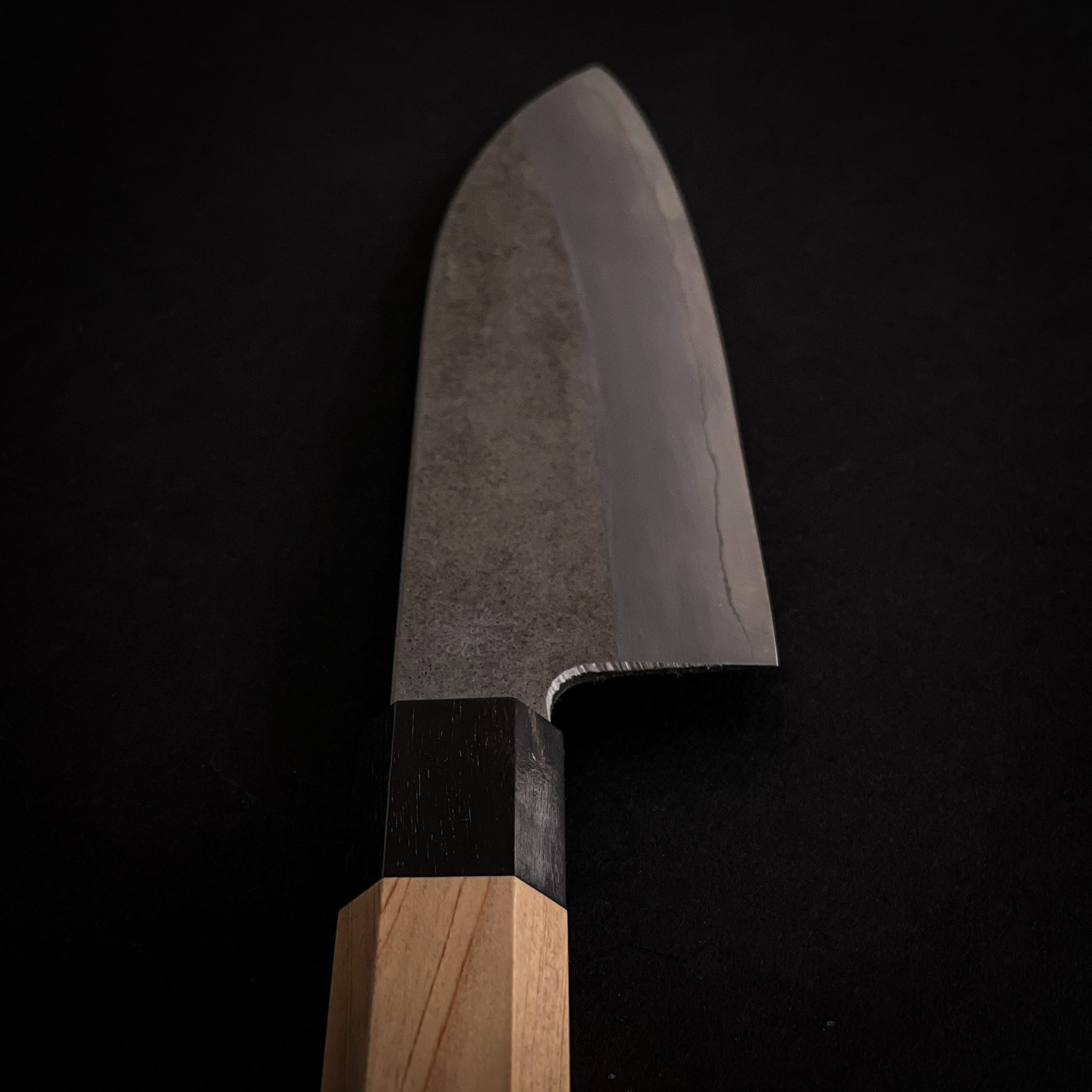 BLACK GHOST kurouchi knife blade