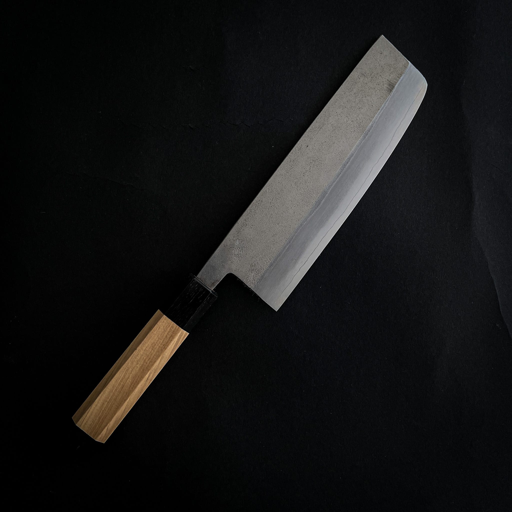 BLACK GHOST kurouchi knife Nakiri