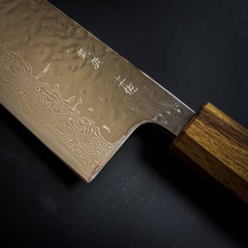 Nakiri knife Damascus knife Kashi handle Kikusumi Japanese knife