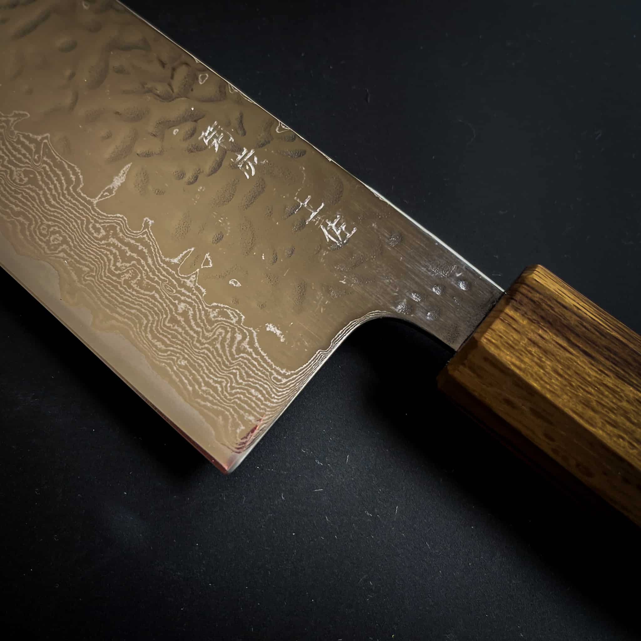 Nakiri knife Damascus knife Kashi handle Nakiri knife Damascus knife Kashi handle Kikusumi Japanese knife