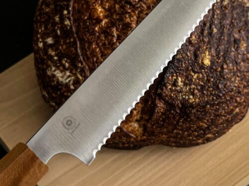 KIKUSUMI ARTISAN BREAD KNIFE SERRATED BLADE